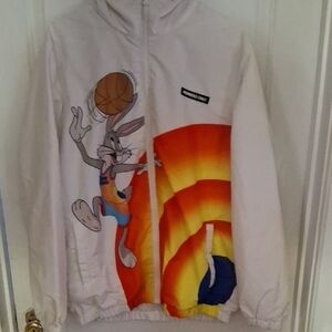 Warner Bros. Bugs Bunny White and Orange Hoodie